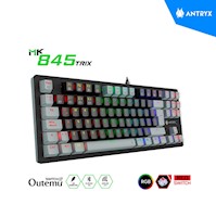 TECLADO MECANICO  ANTRYX MK845 TRIX, RED SWITCH  RGB  BLUETOOTH  WIRELESS